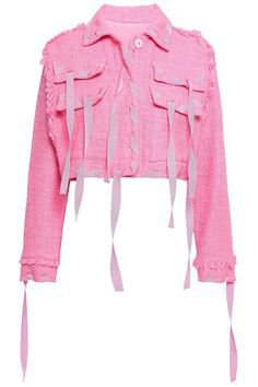 pink crop top jacket