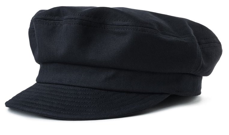 black paper boy hat