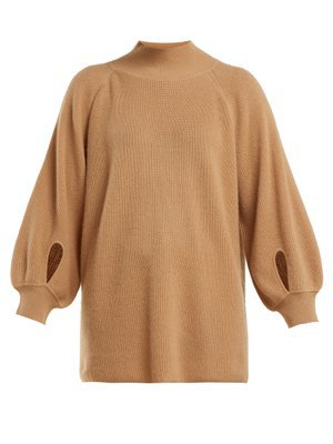 Cropped yak and alpaca-blend sweater | Lemaire | MATCHESFASHION.COM