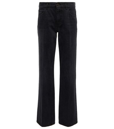 The Row Carlyl high-rise straight jeans
