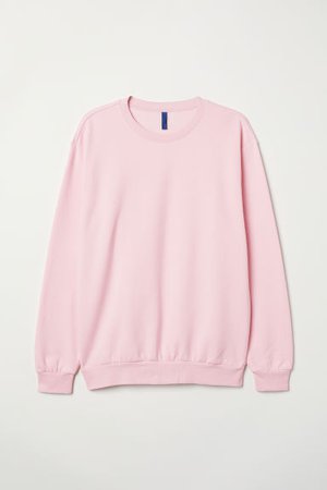 Oversized Sweatshirt - Light pink - Men | H&M US