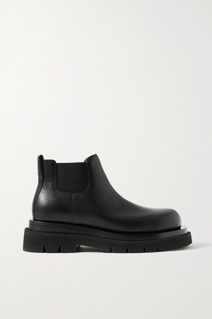 Leather Chelsea Boots - Black