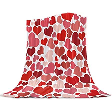 Amazon.com: Victories Flannel Throw Blanket for All Season,Valentine's Day Love Dark Red Pink Heart Cozy Plush Warm Soft Leisure Fleece Blankets for Bed Sofa Chair Decor 40x50IN : Home & Kitchen