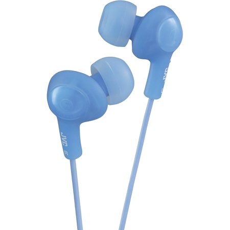 blue earbuds