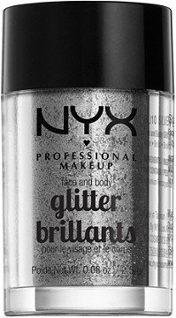 NYX Professional Makeup Face and Body Glitter - Silver