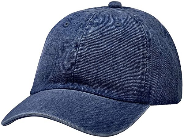 Falari Baseball Cap Hat 100% Cotton Adjustable Size Aqua Blue 1821 at Amazon Men’s Clothing store
