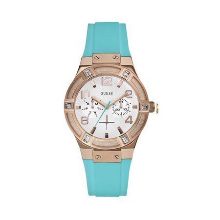 Watches | Shop Women's Guess Blue Quartz Analog Watch at Fashiontage | W0564L3-268974