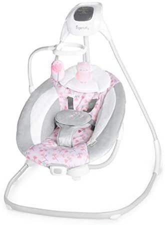 Amazon.com : Ingenuity SimpleComfort Cradling Swing - Cassidy - Swing with Soothing Vibrations : Baby