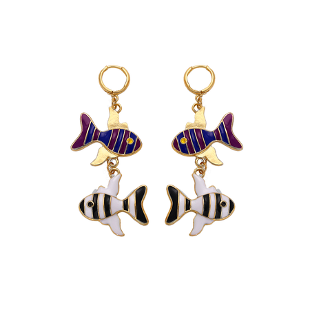JESSICABUURMAN – VIXOP Fish Earrings - Pair