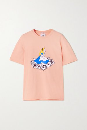 Orange + Disney oversized printed cotton-jersey T-shirt | Miu Miu | NET-A-PORTER