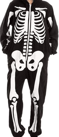 skeleton onesie