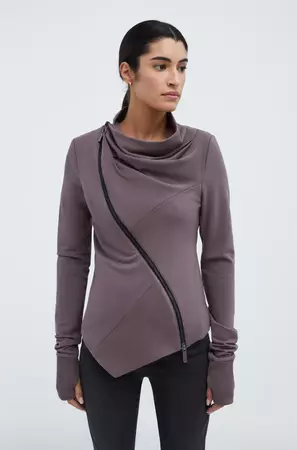 Womens Sporty & Rich purple Fleece Zip-Up Sweatshirt | Harrods #  {CountryCode}