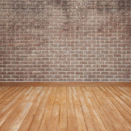 Free Photo | Free photo wooden floor with brick wall