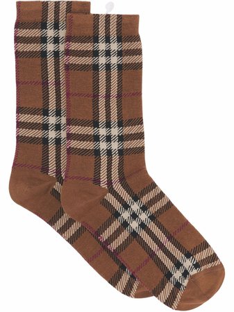 Burberry check-pattern Socks - Farfetch