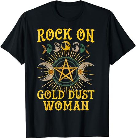 Rock On Gold Dust Woman T-Shirt