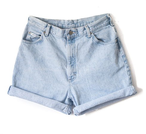 High Waisted Jean Shorts Cutoff Cuffed ALL SIZES All BRANDS