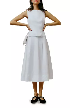 Reformation Moya Linen Two-Piece Dress | Nordstrom