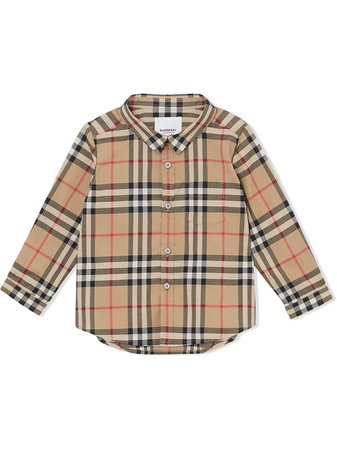 Burberry Kids Vintage Check Shirt - Farfetch
