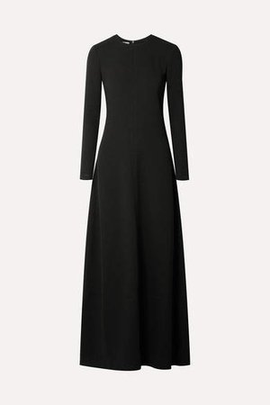 Georgette Maxi Dress - Black