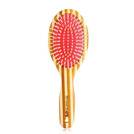 TiriPro Bamboo Hair Brush with Massaging Acupressure Bristles | Patarata