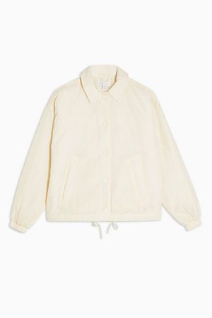 Cream Quilted Shell Jacket | Topshop