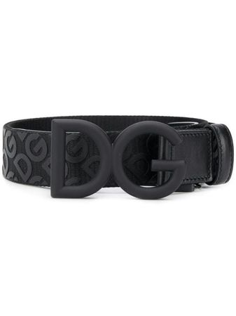 Shop Dolce & Gabbana DG logo buckle belt with Express Delivery - FARFETCH