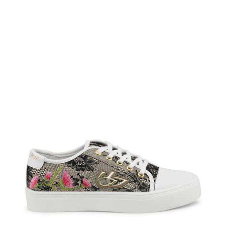 Sneakers | Shop Women's Blu Byblos White Leather Sneakers at Fashiontage | FUNNY_682313_BIANCO-NERO-White-36