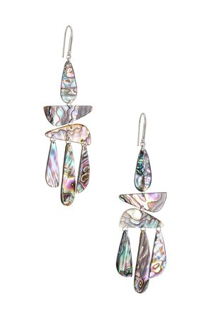 Isabel Marant Boucle d'Oreill Earrings in Multicolor & Silver | REVOLVE