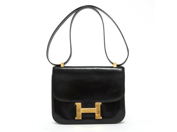 Hermès CONSTANCE BLACK GOLD Handbags Leather Black ref.93010 - Joli Closet