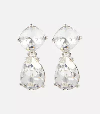 Oscar de la Renta - Gallery embellished earrings | Mytheresa