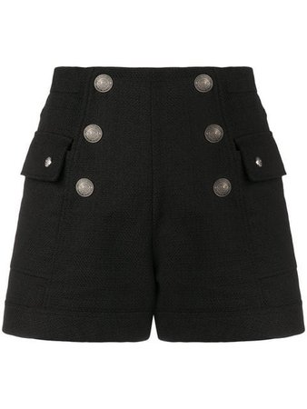 Balmain Button Embellished Shorts