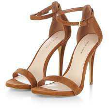 new look brown suede heels