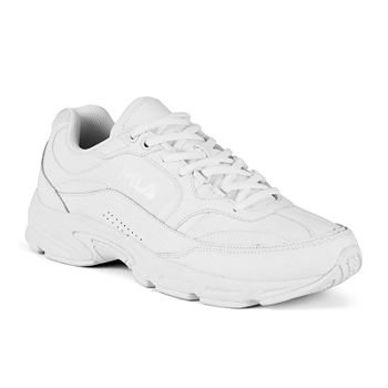 White Slip-Resistant Sneakers