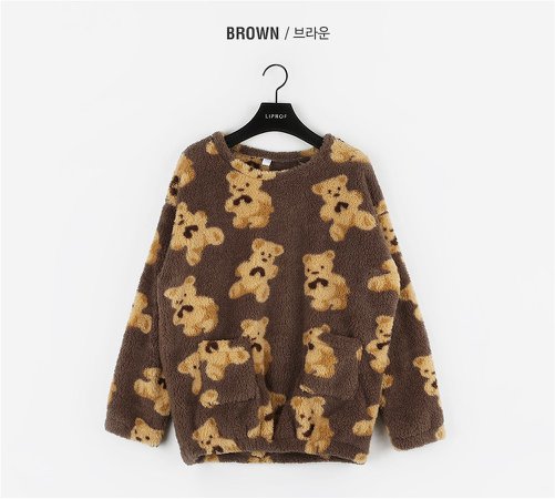 LIPHOP Bear Soft Homewear Set | Pajamas for Women | KOODING