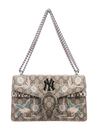 Gucci Small NY Yankees Dionysus Shoulder Bag - Handbags - GUC430600 | The RealReal