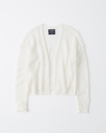 Womens Cropped Open Cardigan | Womens Clearance | Abercrombie.com