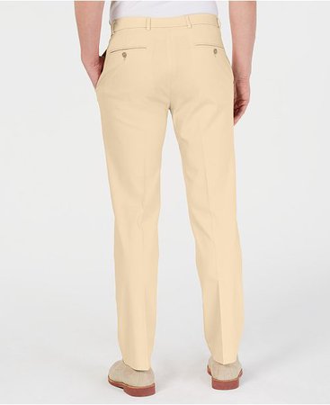 Tommy Hilfiger Men's Modern-Fit TH Flex Stretch Comfort Solid Dress Pants & Reviews - Pants - Men - Macy's