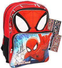 red spiderman bookbag - Google Search
