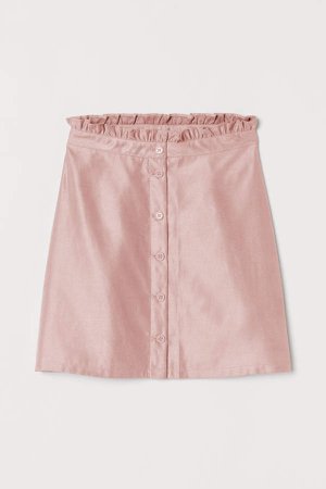 Paper Bag Skirt - Pink
