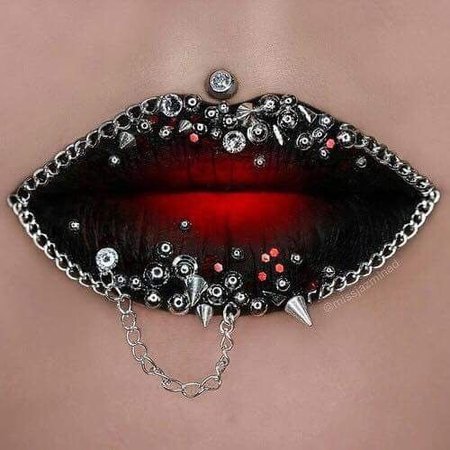 Gothic Lip Art