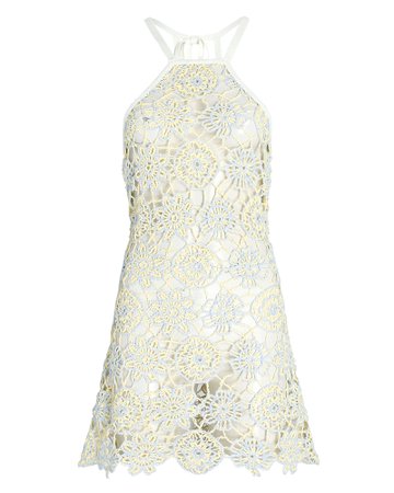 For Love & Lemons Kaya Crochet Lace Mini Dress | INTERMIX®