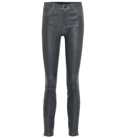 J Brand - Pantalon skinny en cuir | Mytheresa