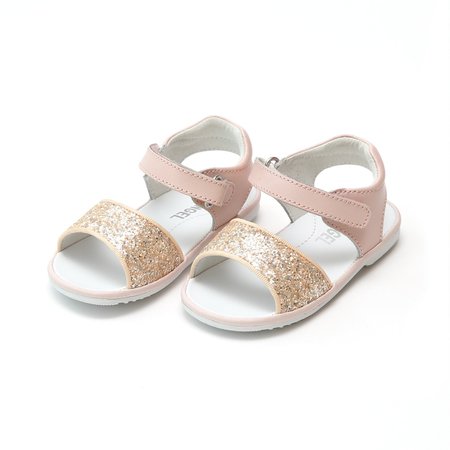 Angel Baby Girls Elise Glitter Open Toe Sandal – L'Amour Shoes