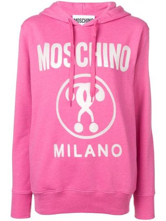 Moschino logo print hoodie $359 - Shop SS19 Online - Fast Delivery, Price