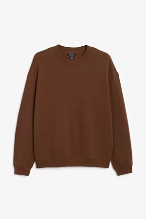 Loose-fit sweater - Brown - Monki WW