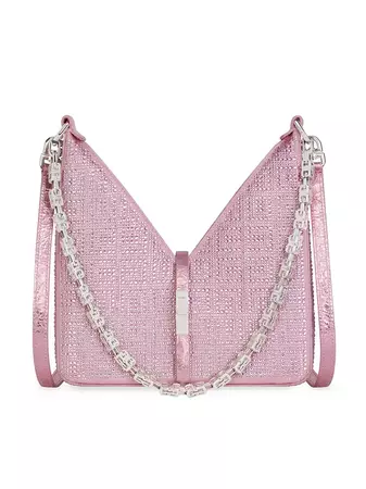 Shop Givenchy Mini Cut Out Bag In 4G Strass With Chain | Saks Fifth Avenue