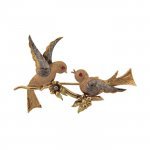 Two Bird Brooch - $448.00 : Donegal Jewelers - Antique, Contemporary, Estate and Custom Jewelry