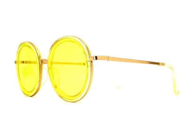 Yellow Hipster Sunglasses by Enzoriva – Jane Doe Vintage Shop