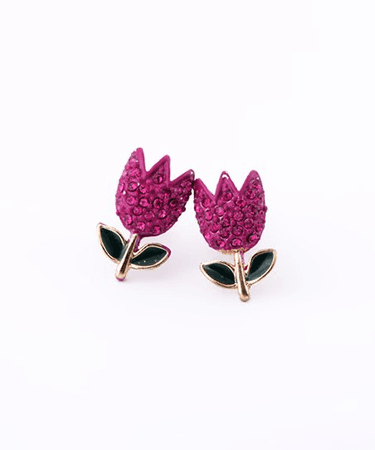 tulip earrings