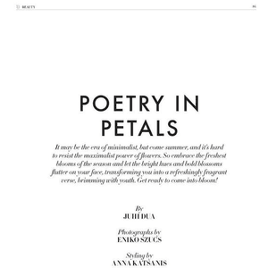 Poetry in Petals
